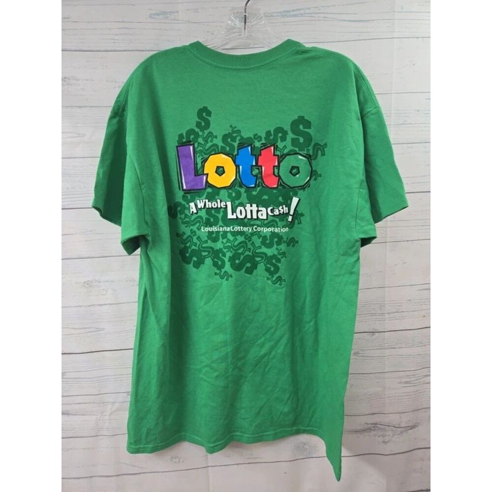 Loisiana Lottery Lotto shirt Sz L a whole lotta cash